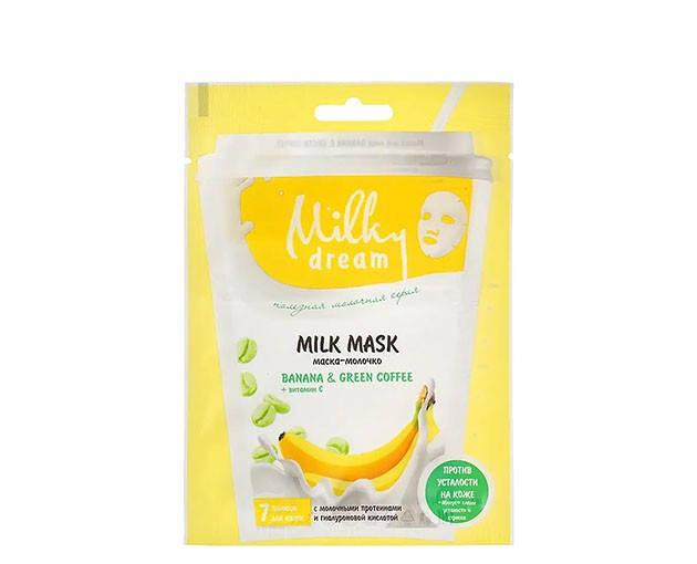 302428 - "Milky Dream" შოუ ბოქს სახის ნიღაბი ქსოვილის ფურცელი, 20 მლ (ბანანი)